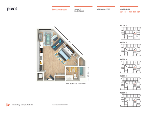 455 Snelling Ave N Studio-3 Beds Apartment for Rent - Photo Gallery 78